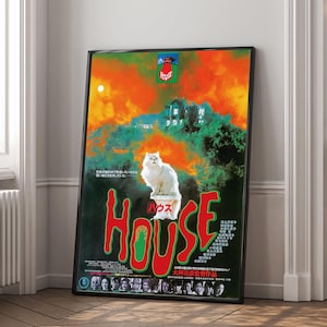 House Movie Poster | High Quality Canvas Print | Wall Art | Living Room Decoration | Perfect Gift