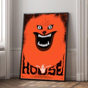 Póster de la película House / Impresión en lienzo de alta calidad / Arte de pared / Decoración de sala de estar / Regalo perfecto