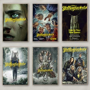 Póster de la película Yellowjackets / Impresión en lienzo de alta calidad / Arte de pared / Decoración de sala de estar / Regalo perfecto