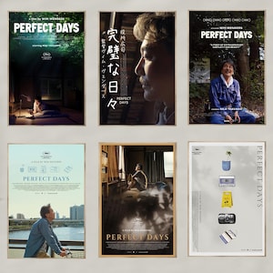 Póster de la película Perfect Days / Impresión en lienzo de alta calidad / Arte de pared / Decoración de sala de estar / Regalo perfecto