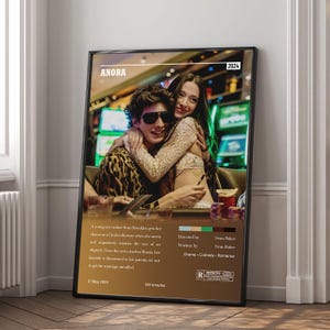 Anora Movie Poster | Canvas Print | Wall Art | Living Room Decoration | Birthday Gift