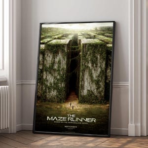 Póster de la película El corredor del laberinto / Impresión en lienzo de alta calidad / Arte de pared / Decoración de sala de estar / Regalo perfecto
