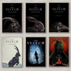 Póster de la película La Bruja / Impresión en lienzo de alta calidad / Arte de pared / Decoración de sala de estar / Regalo perfecto