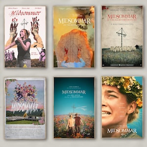 Póster de la película Midsommar / Impresión en lienzo de alta calidad / Arte de pared / Decoración de sala de estar / Regalo perfecto