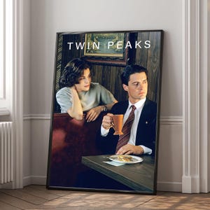 Póster de la película Twin Peaks / Impresión en lienzo de alta calidad / Arte de pared / Decoración de sala de estar / Regalo perfecto