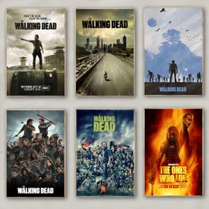 Póster de la película The Walking Dead / Impresión en lienzo de alta calidad / Arte de pared / Decoración de sala de estar / Regalo perfecto