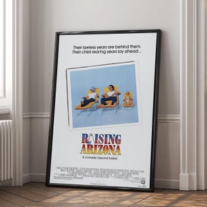 Póster de la película "Raising Arizona" / Impresión en lienzo de alta calidad / Arte mural / Decoración de sala de estar / Regalo perfecto