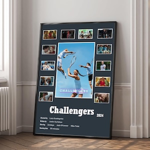 Challengers Movie Poster | Minimalist Movie Poster | High Quality Canvas Print | Wall Art | Living Room Decoration | Perfect Gift