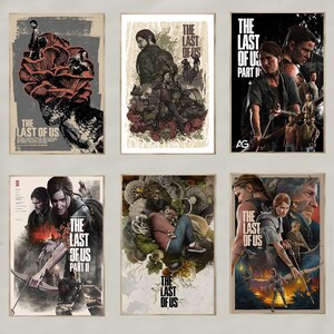 Póster de la película The Last of Us / Impresión en lienzo de alta calidad / Arte de pared / Decoración de sala de estar / Regalo perfecto