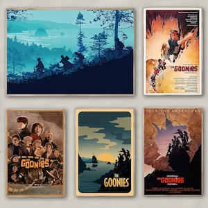 Póster de la película Los Goonies / Impresión en lienzo de alta calidad / Arte de pared / Decoración de sala de estar / Regalo perfecto
