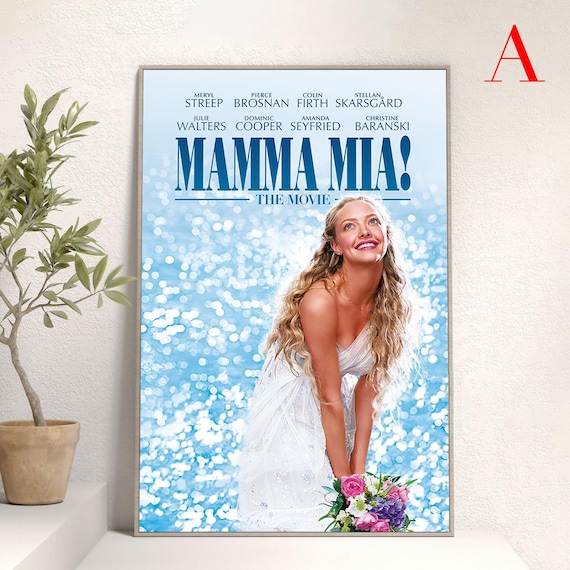 Mamma Mia! Movie Poster | High Quality Canvas Print | Wall Art | Living Room Decoration | Perfect Gift