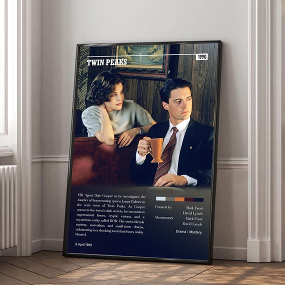 Twin Peaks Movie Poster High Quality Canvas Print Wall Art