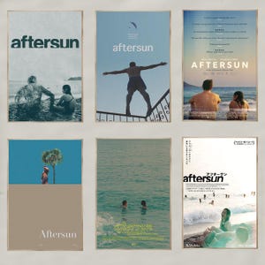 Póster de la película Aftersun / Impresión en lienzo de alta calidad / Arte de pared / Decoración de sala de estar / Regalo perfecto