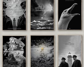 The Lighthouse Movie Poster | High Quality Canvas Print | Wall Art | Living Room Decoration | Perfect Gift