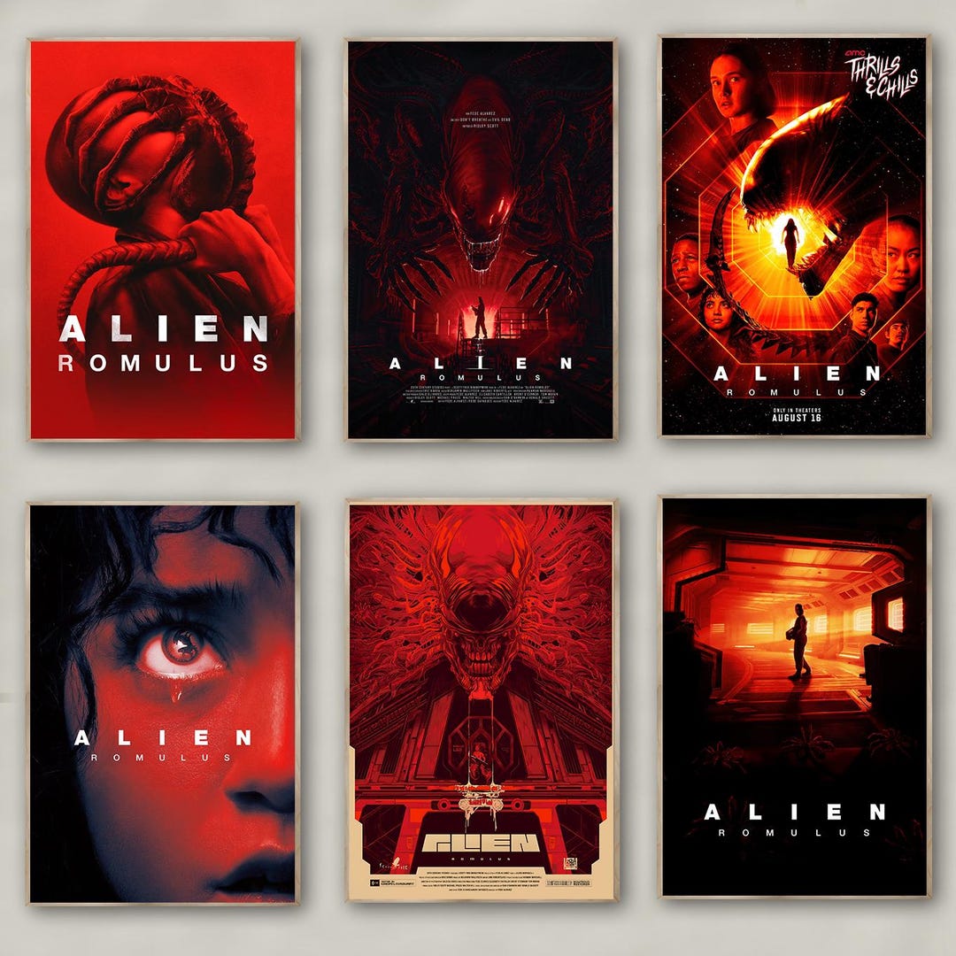 Alien Romulus (2024) Movie Poster | High Quality Canvas Print | Wall ...
