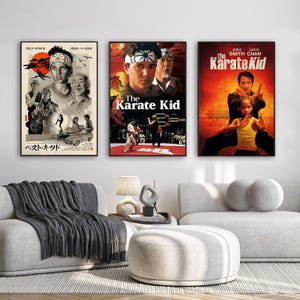 The Karate Kid Movie Poster | High Quality Canvas Print | Wall Art | Living Room Decoration | Perfect Gift