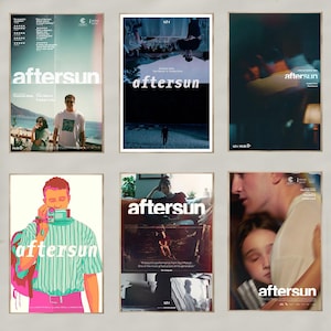 Póster de la película Aftersun / Impresión en lienzo de alta calidad / Arte de pared / Decoración de sala de estar / Regalo perfecto