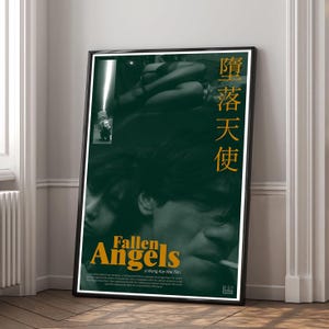 Póster de la película Ángeles Caídos / Impresión en lienzo de alta calidad / Arte de pared / Decoración de sala de estar / Regalo perfecto