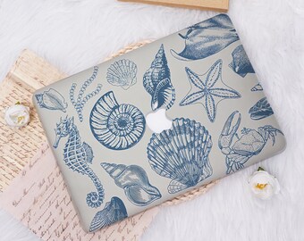 Sapphire Sea Creatures New Macbook Case,Custom Mac 2025 Air 15/13" Laptop Cover,MacBook M1 M2 M3 M4 Case Gift,MacBook Pro 13 14 15 16 Inch