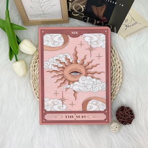 Rose Tarot 19e édition The Sun - Étui pour iPad, Nouvel iPad Air 7-13" 2025, Étui pour iPad 7/8/9, Étui pour iPad Pro 2022/2023/2024, Étui pour iPad Mini 7/6/5e, Cadeau pour fille