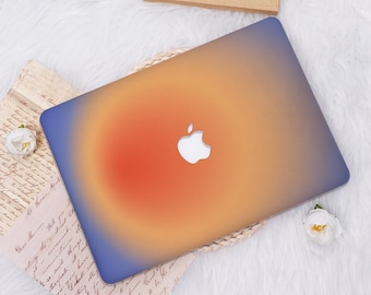 Minimalist Gradient Orange Red New Macbook Case,Custom Mac 2025 Air 15/13" Laptop Cover,MacBook M1 M2 M3 M4 Case Gift,MacBook Pro 14/15/16