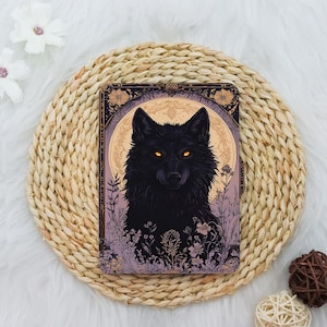 Dark Wolf Floral Tarot Kindle Case,New Kindle Case,Paperwhite 12/11th Case,Kindle Colorsoft/2024 Case Cover,Case With Hand Strap,Best Gift