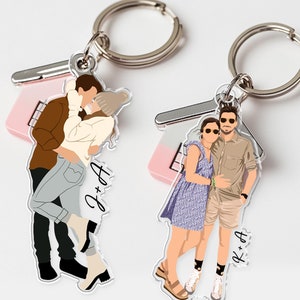 Anniversary Gift for Him, Custom Photo Keychain, Couple Keychain,Mothers Days Gift Keychain, Photo Keychains, Gift for Boyfriend, Drive Safe