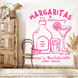 Personalized Margarita Bachelorette Party Decor, Bachelorette Party ...