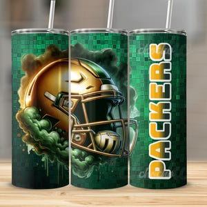 Football Mascot Tumbler Wrap PNG: 20oz Skinny Tumbler (Digital Download)