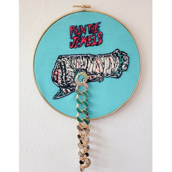 Embroidered Run The Jewels Album Cover Art