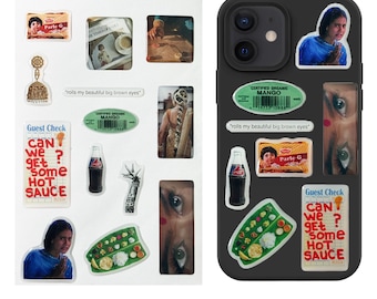 3D sticker sheet "Brown Girl Starter Pack"  / Stickers for phones, laptops, kindles / Journaling & Scrapbooking