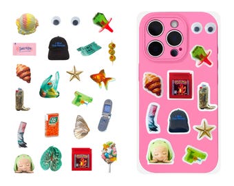 3D sticker sheet "Junk Drawer"  / Stickers for phones, laptops, kindle / Journaling & Scrapbooking
