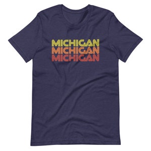 Michigan T-shirt, Michigan Shirt, Michigan Gift Idea, Vintage Michigan shirt, Vintage Michigan T-shirt, Michigan Dad, Michigan Mom, Detroit
