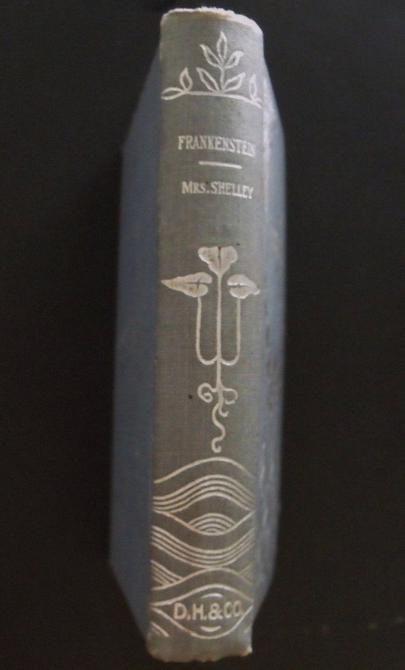 Frankenstein c. 1895 Rare art nouveau cover Donohue Very good condition image 2