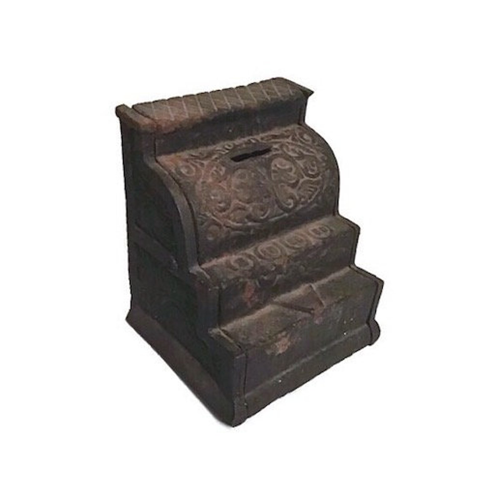 Cast Iron Cash Register Coin Bank 4.5 Inches Vintage Junior Etsy