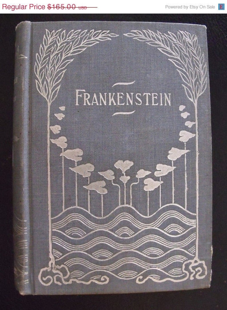 Frankenstein c. 1895 Rare art nouveau cover Donohue Very good condition image 1