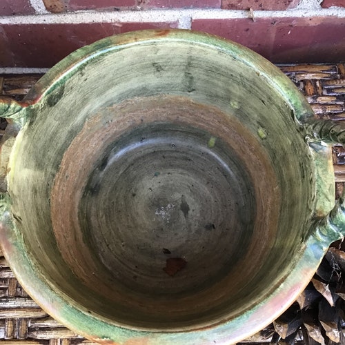 Weller Flemish pattern small tub planter - 6 shops x 4 - 1920s - Good condition