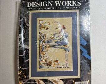 Design Works Kreuzstich Sea Nymph Kit 9622 Ballerina Maggie Reh Kunst
