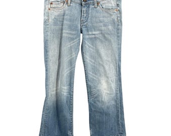 Vintage 7 For All Mankind Stove Pipe Jeans by Jerome Dahan Made in USA Sz 27
