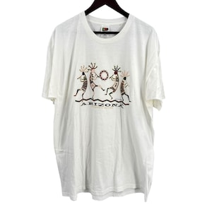 Fruit of the Loom Arizona Kokopelli Graphic T-shirt 1997, heren XXL