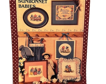 Sunbonnet Babies Kreuzstichmusterbuch von Catherines Stitch Collection 1989