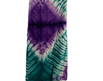 Handgemachter Rock Midi Batik Taille 70cm
