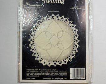 Nadelzauber Twilling Candledocht Stickpackung Art 6011 Herzkönigin