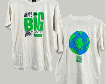 Vintage Bennigans 1993 St Patricks Day Graphic Unisex T-Shirt Large