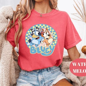 Bluey Family Shirt, Blue Dog Shirt, Blue and Friends Shirt, Gift for Friend, Blue Dog Kids Tshirt, Gift for Birthday, Blue T-Shirt