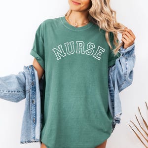 Comfort Colors® Nurse Shirt, Nurse T-Shirt, RN Shirt, Nursing School Shirt, Registered Nurse Shirt, Nurse Gift