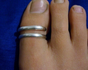 Big Toe ring Solid silver