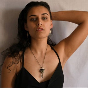 A Cage Of Gold Silver And Pyrite Sculptural Necklace