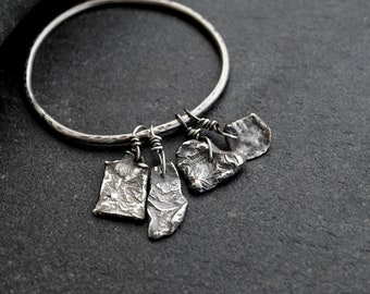 Rustic Charm recycled Silver Bracelet