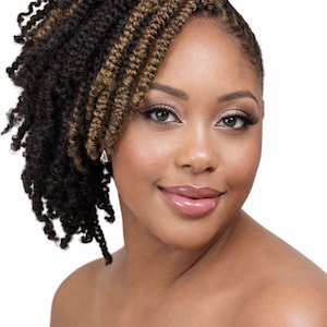 Extensiones de trenzas de ganchillo para peinados con trenzas africanas